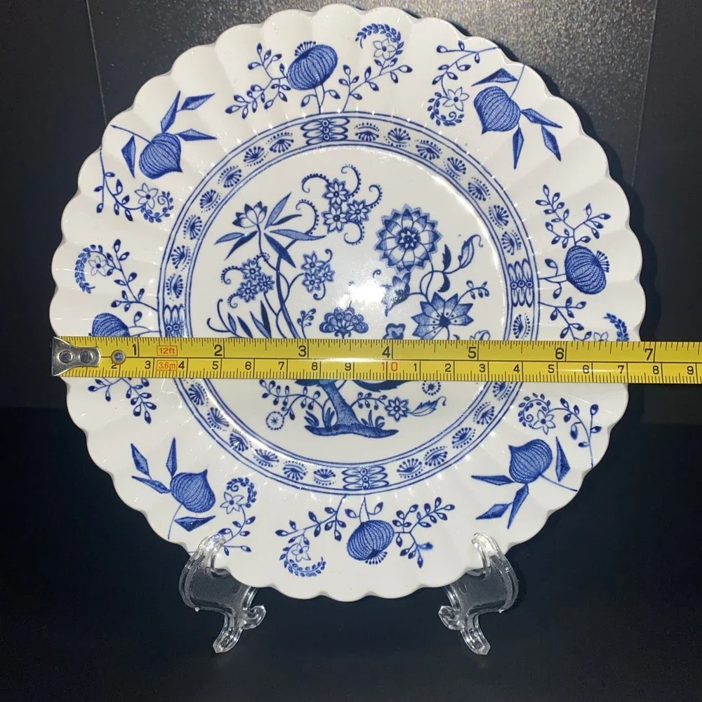 J And G Meakin Blue Nordic Bread And Butter Plates‎ 6 7/8